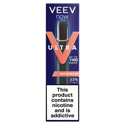 Veev Now Ultra Watermelon 1100 Puffs 3.5% Disposable Vape