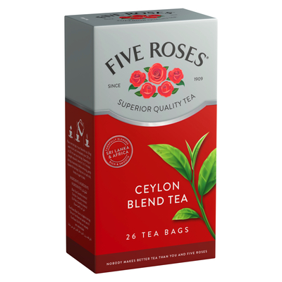 Five Roses Tagless Tea Bags 26 Pack | Smart Price Specials | PnP Home