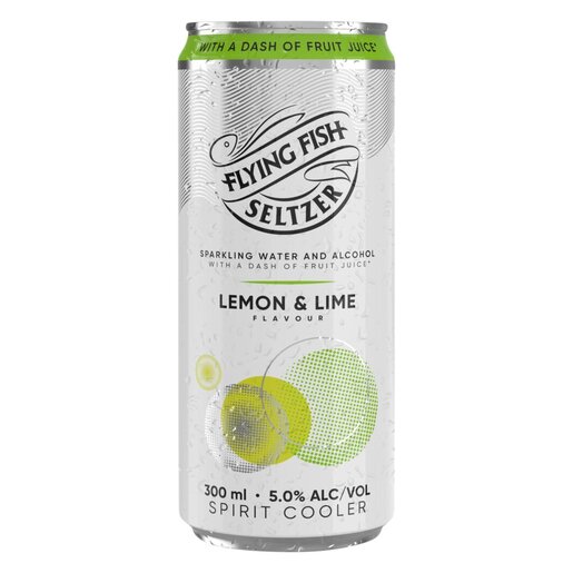 Flying Fish Hard Seltzer Lemon & Lime Can 300ml PnP