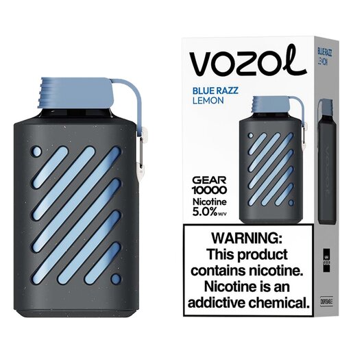 Vozol Blue Razz Lemon 5% Gear 10000 Puffs Rechargeable Disposable Vape