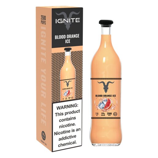 ignite cbd vape pen blood orange Ignite Vape V600 Blood Orange 2% disposable e-cigarette| 1 piece | 18+ buy  online - TEST main image 0