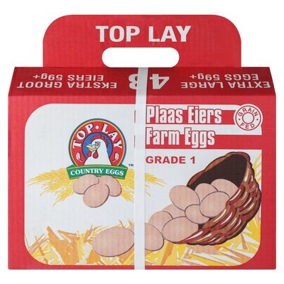 Top Lay Extra Large Eggs 60 Pack | PnP