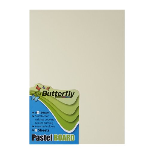 Butterfly A4 Pastel Board Buff 10 Sheets Smart Price Specials PnP Home