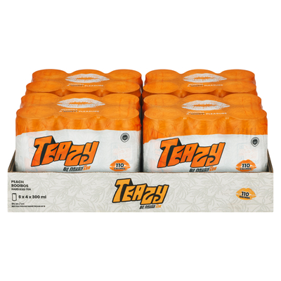Teazy Peach Spirit Cooler Can 24 x 300ml | PnP