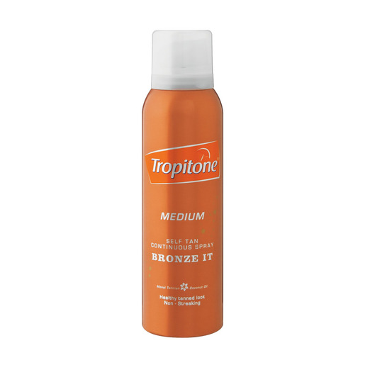 Tropitone Suntan Spray Bronze it M edium 125ml PnP