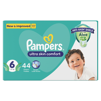 Pampers Baby Dry Size 6 Jumbo Pack, 44 Nappies