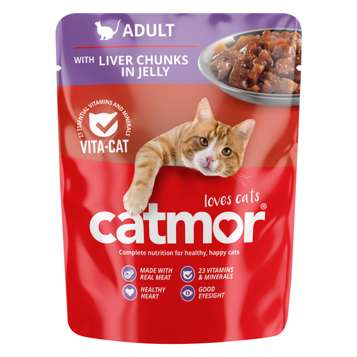 Catmor Cat Food Adult Liver Jelly 70g PnP