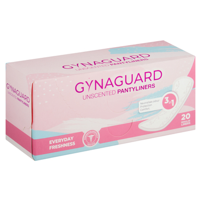 Gyna Guard Unscented Pantyliners 20 Pack | PnP