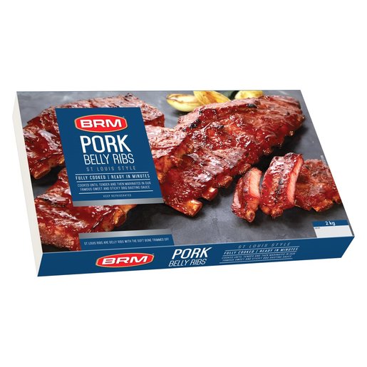 Bbq Rib Manufact Mar Pork Belly Ribs 2kg | PnP
