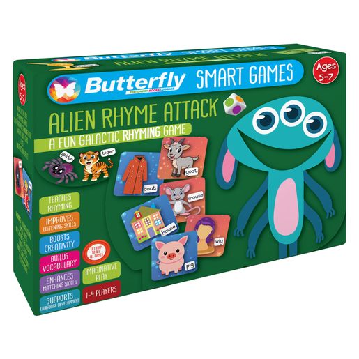 Butterfly Smart Games Alien Rhyme Attack | Smart Price Specials | PnP Home