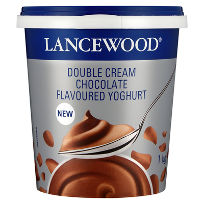 Lancewood Double Cream Chocolate Yoghurt 1kg
