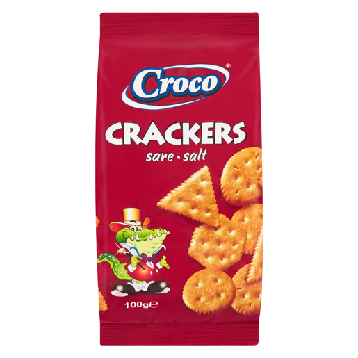 Croco Salted Crackers 100g | PnP