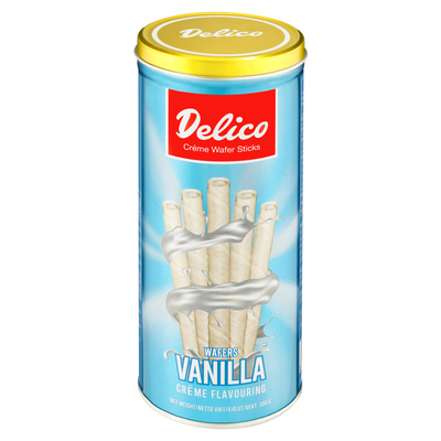 Delico Vanilla Creme Flavouring Wafer Sticks 200g | PnP