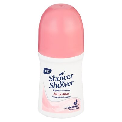 Shower To Shower Musk Alive Roll-On 50ml | PnP