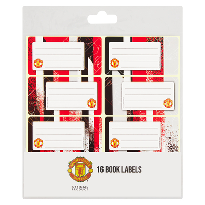 Man United Book Labels 16 Pack | Smart Price Specials | PnP Home