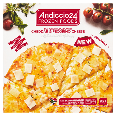 Andiccio24 Frozen Foods Margherita Pizza With Cheddar & Pecorino