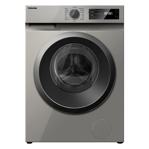 Toshiba 7kg Front Loader Silver Washing TWJ80S2ZASTW-J80S2ZA(SK