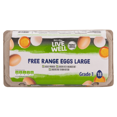 Large Eggs, 18 pack