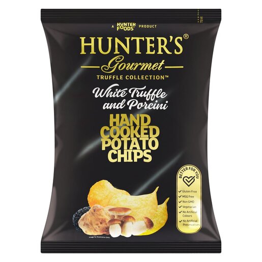 Hunter's White Truffle & Porcini Hand Cooked Potato Chips 100g | PnP