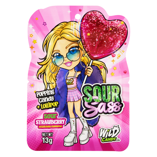 Wild Candy Strawberry Sour Sass 13g | PnP