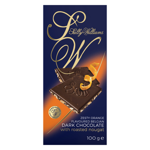 Sally Williams Zesty Orange Flavoured Belgian Dark Chocolate with