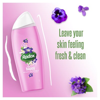 Radox Feel Happy Sweet Violet & Orange Body Wash 400ml | PnP
