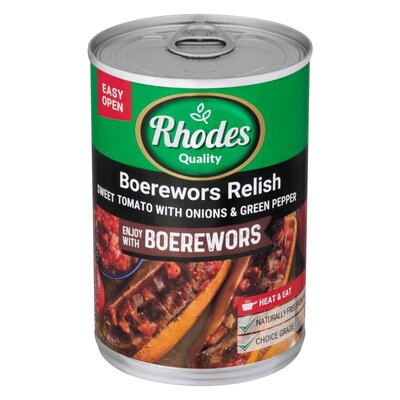 Rhodes Tomato Boerewors Relish 410g | PnP