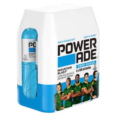 Powerade Mountain Blast Zero 6 x 500ml | PnP