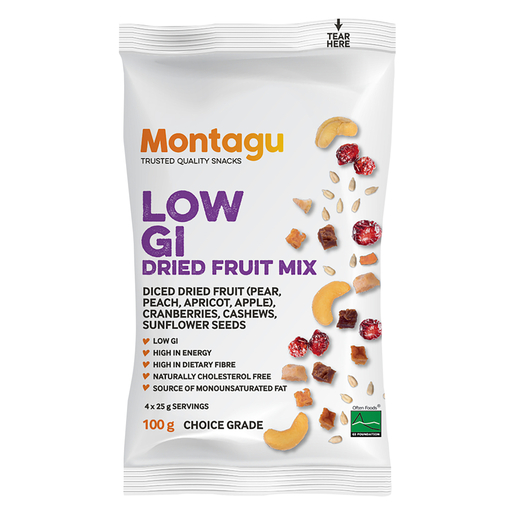 Montagu Lifestyle Low GI Dried Fruit Mix 100g | PnP