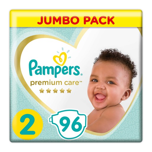 Pampers Nappies Mini Jumbo Pack 96s PnP