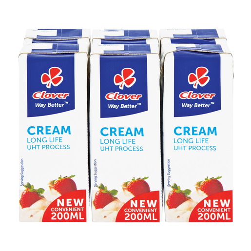 Clover UHT Cream 200ml x 6 PnP