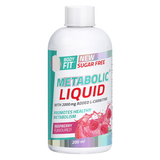 l carnitine body en fit Sugar Free Raspberry Flavoured Metabolic Liquid 200ml L-Carnitine