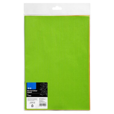 PnP A4 Pre Cut Colour Covers 10 Piece