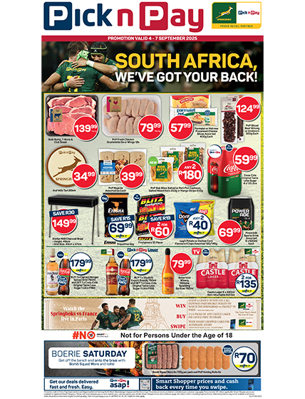 Pick n Pay Weekend Specials