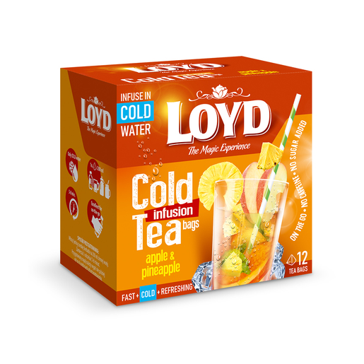 Loyd Cold Fusion Apple & Pineapple Tea 12 Pack PnP