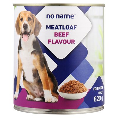 No Name Chicken Flavour Meatloaf Dog Food 820g PnP