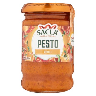 Sacla Italia Chilli Pesto Sauce 190g