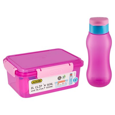Addis Clip & Seal Lunchbox & Blue Bottle 2L | Smart Price Specials ...