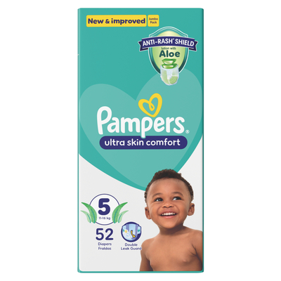 Pampers Baby Dry Size 5 Jumbo Pack 52 Nappies