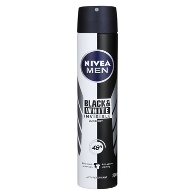 Nivea Deo Black White Male Anti Perspirant 200ml Each Unit