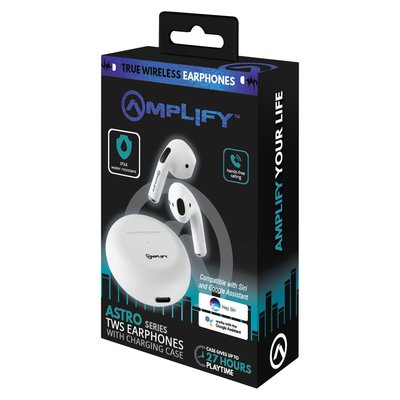 Amplify Astro Series TWS Earbuds White Smart Price Specials