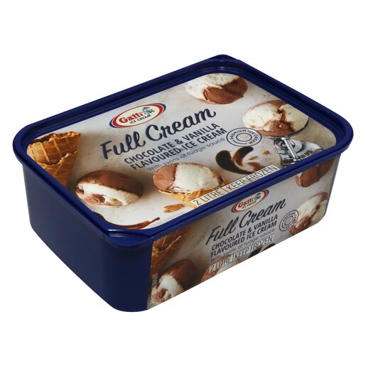 Gatti Full Cream Chocolate & Vanilla Ice Cream 2L PnP