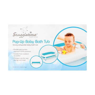 Snuggletime Pop-Up Baby Bath Aqua