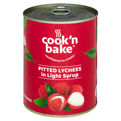 Cook n Bake Pitted Lychees In Light Syrup 567g | PnP