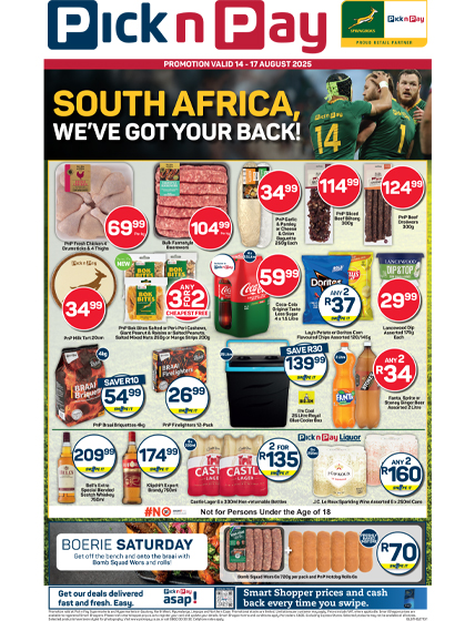 Pick n Pay Weekend Specials