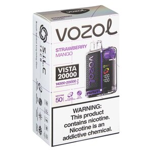 Vozol Vista 20 000 - Strawberry Mango 5% | PnP
