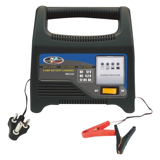 Motoquip 6 Amp Battery Charger PnP