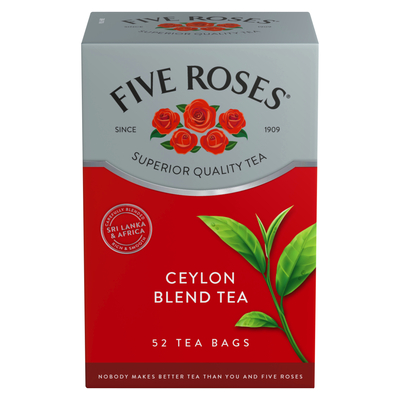 Five Roses Tagless Tea Bags 50 Pack | PnP