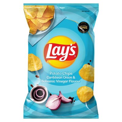 Lay's Caribbean Onion & Balsamic Vinegar Flavoured Potato Chips 120g | PnP