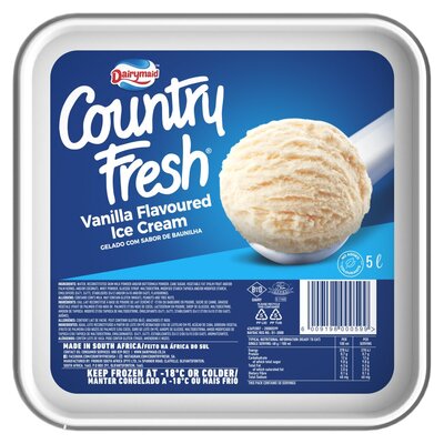 Dairymaid Country Fresh Vanilla Ice Cream 5l